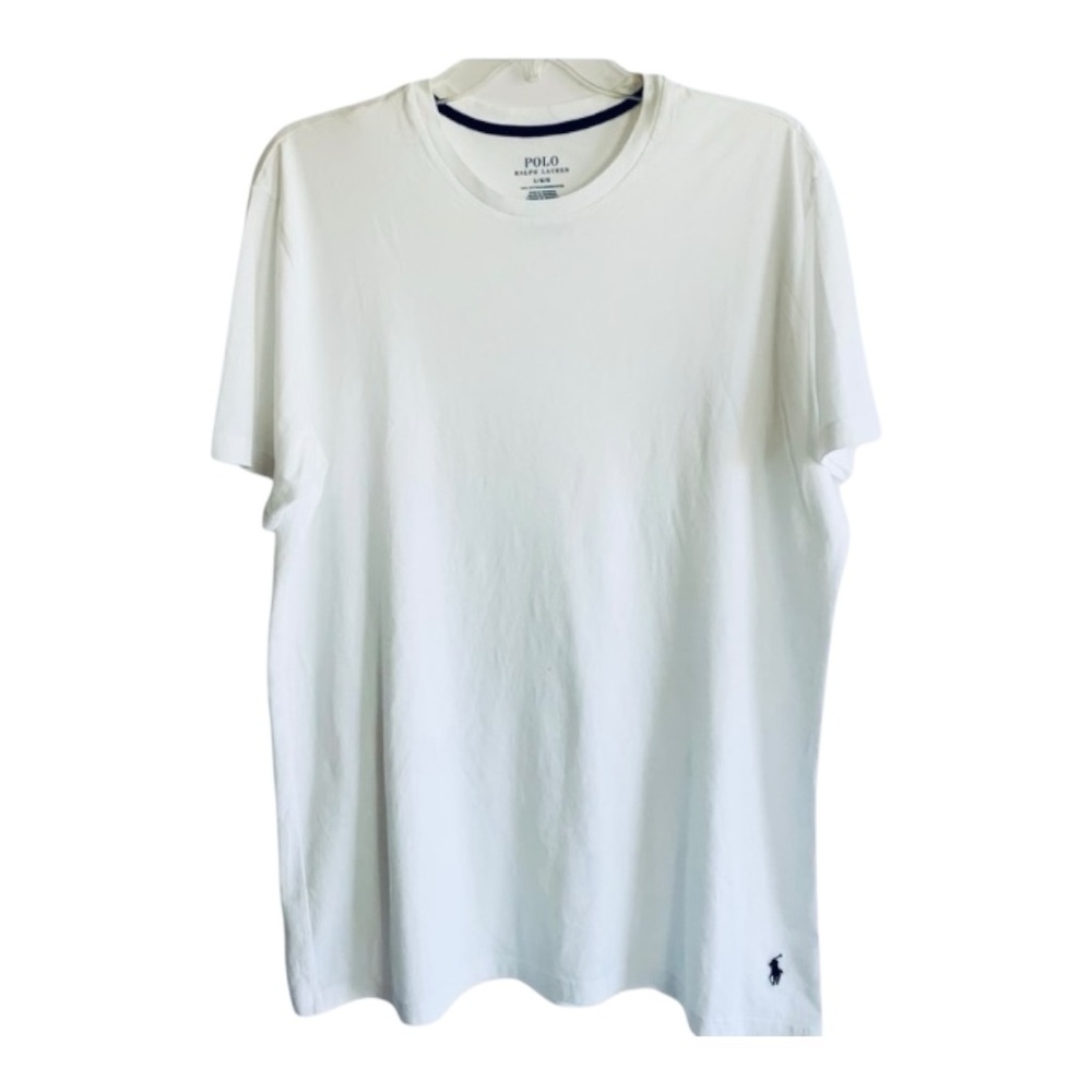 Polo by Ralph Lauren Classic White Tee Sz L
